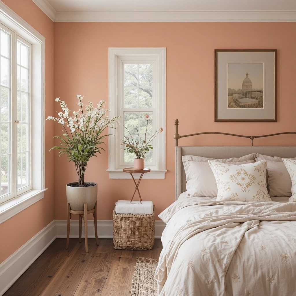 Peach Paint Colors 