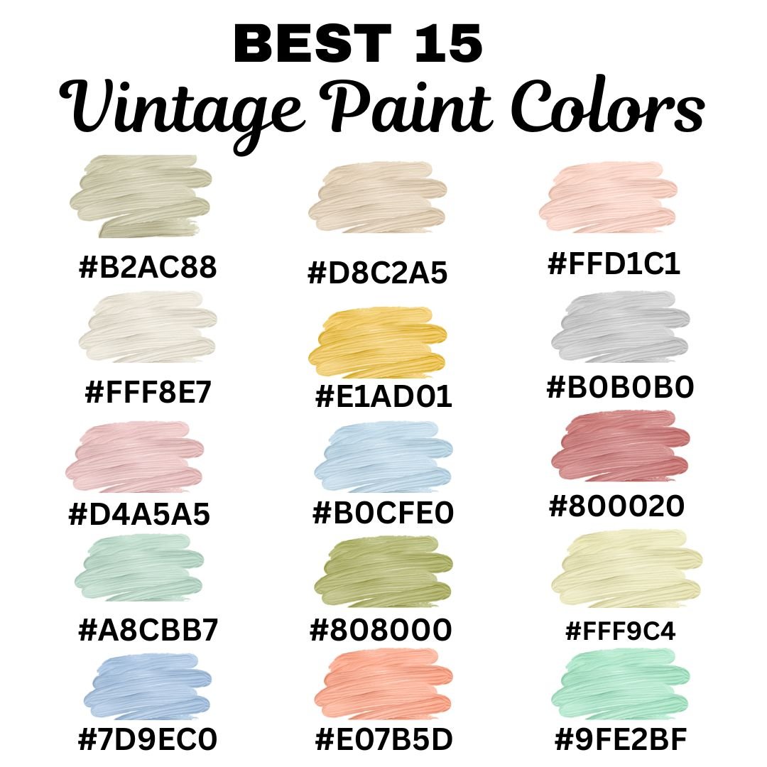 🏡 15 Timeless Vintage Paint Colors That Bring Classic Charm to Modern ...