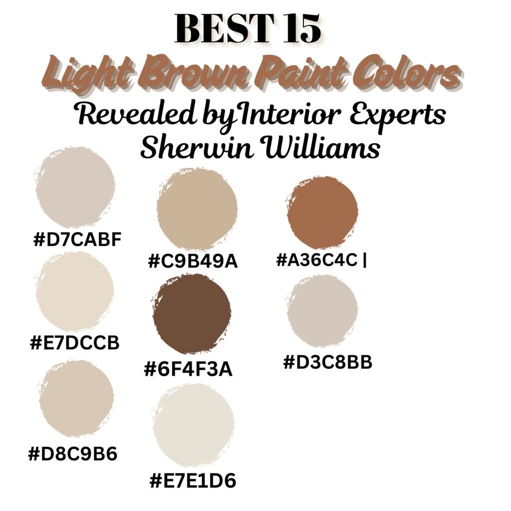 Light Brown Paint Colors 
