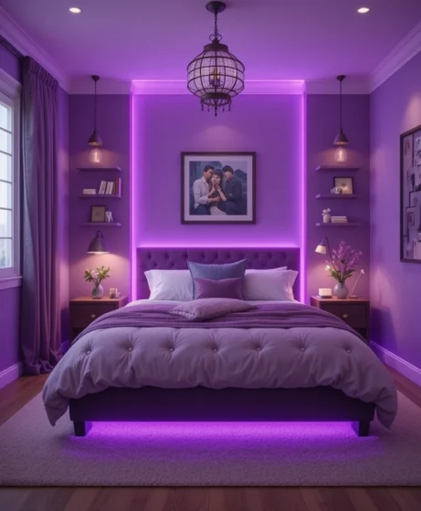 Purple Bedroom 