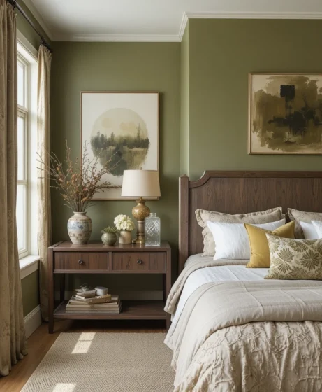  Olive Green Paint Colors