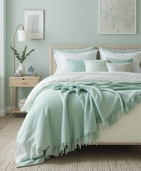Mint Green Bedroom