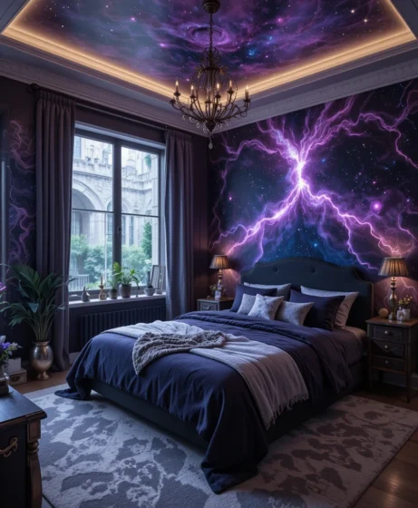  Dark Celestial Bedroom 