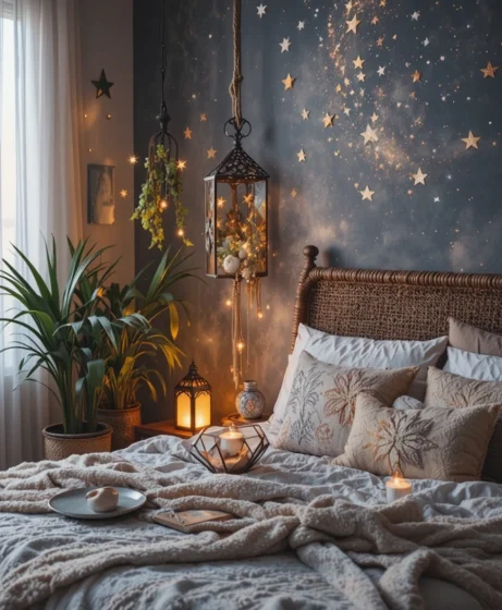 Bohemian Celestial Bedroom