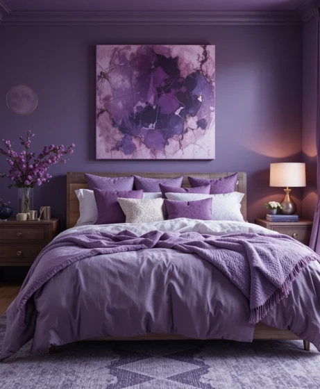 Purple Bedroom 
