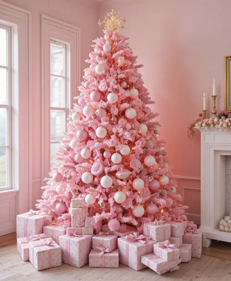  Pink Christmas Tree 
