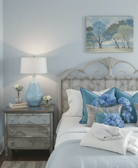 Light Blue Bedroom