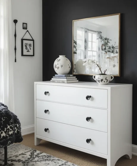 Black and White Bedroom
