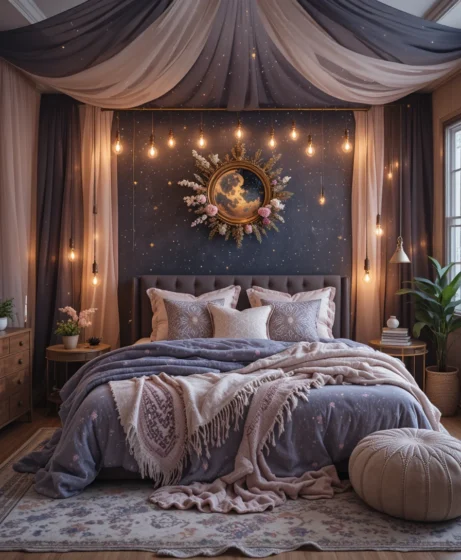 Bohemian Celestial Bedroom