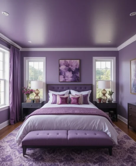 Purple Bedroom 