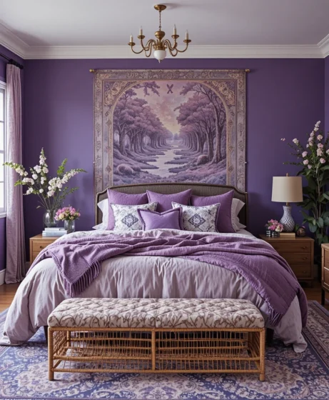 Purple Bedroom 
