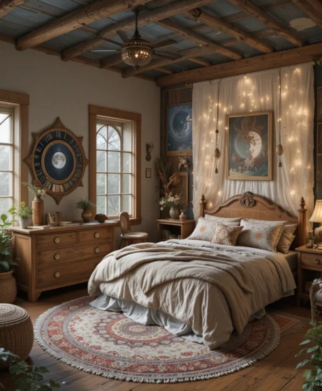 Bohemian Celestial Bedroom