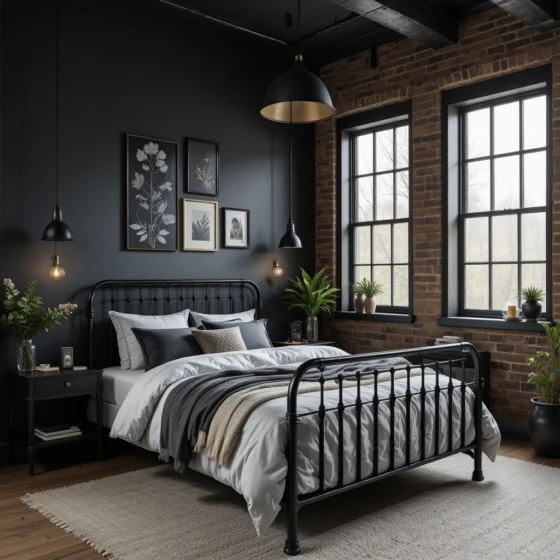 Dark & Dreamy Bedroom