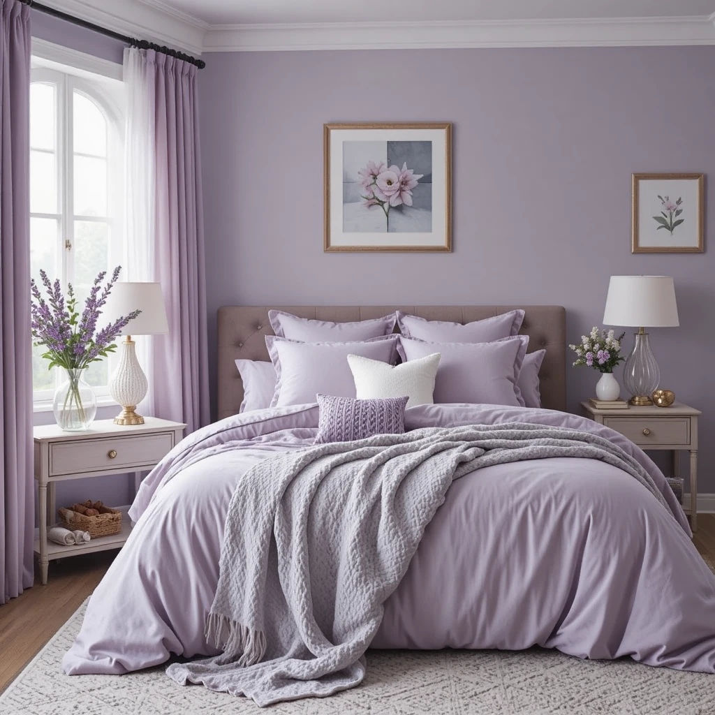 ✨ 20 Dreamy Lavender Bedroom Ideas That Create a Calm & Stylish Space