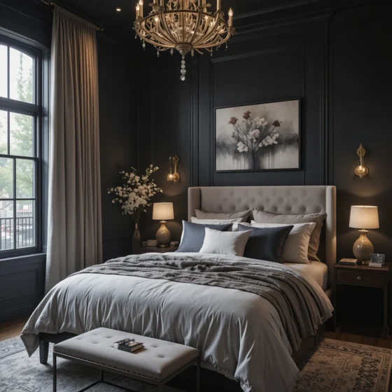 Dark & Dreamy Bedroom