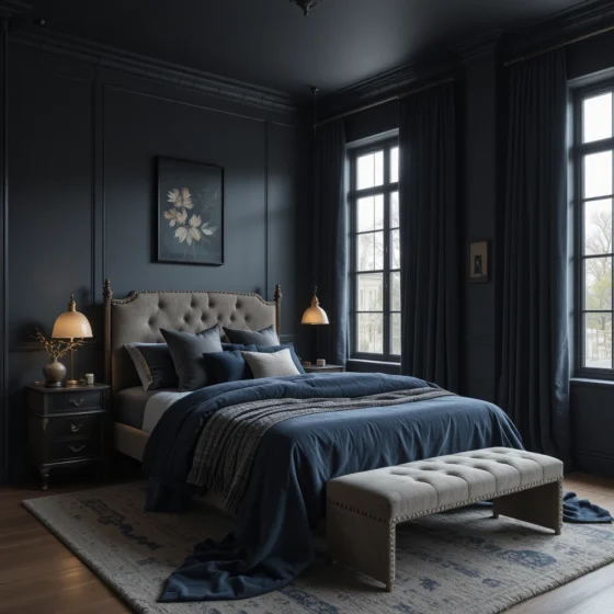 Dark & Dreamy Bedroom