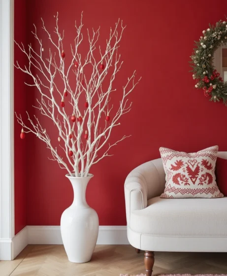 Red and White Christmas Aesthetic