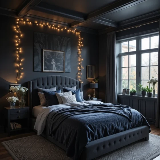 Dark & Dreamy Bedroom