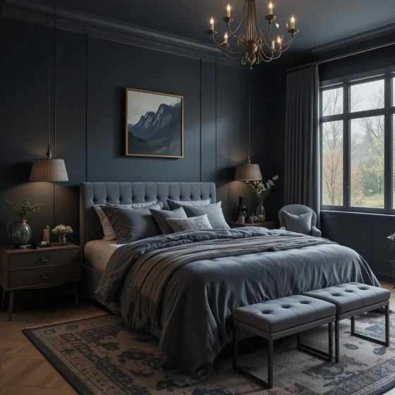 Dark & Dreamy Bedroom