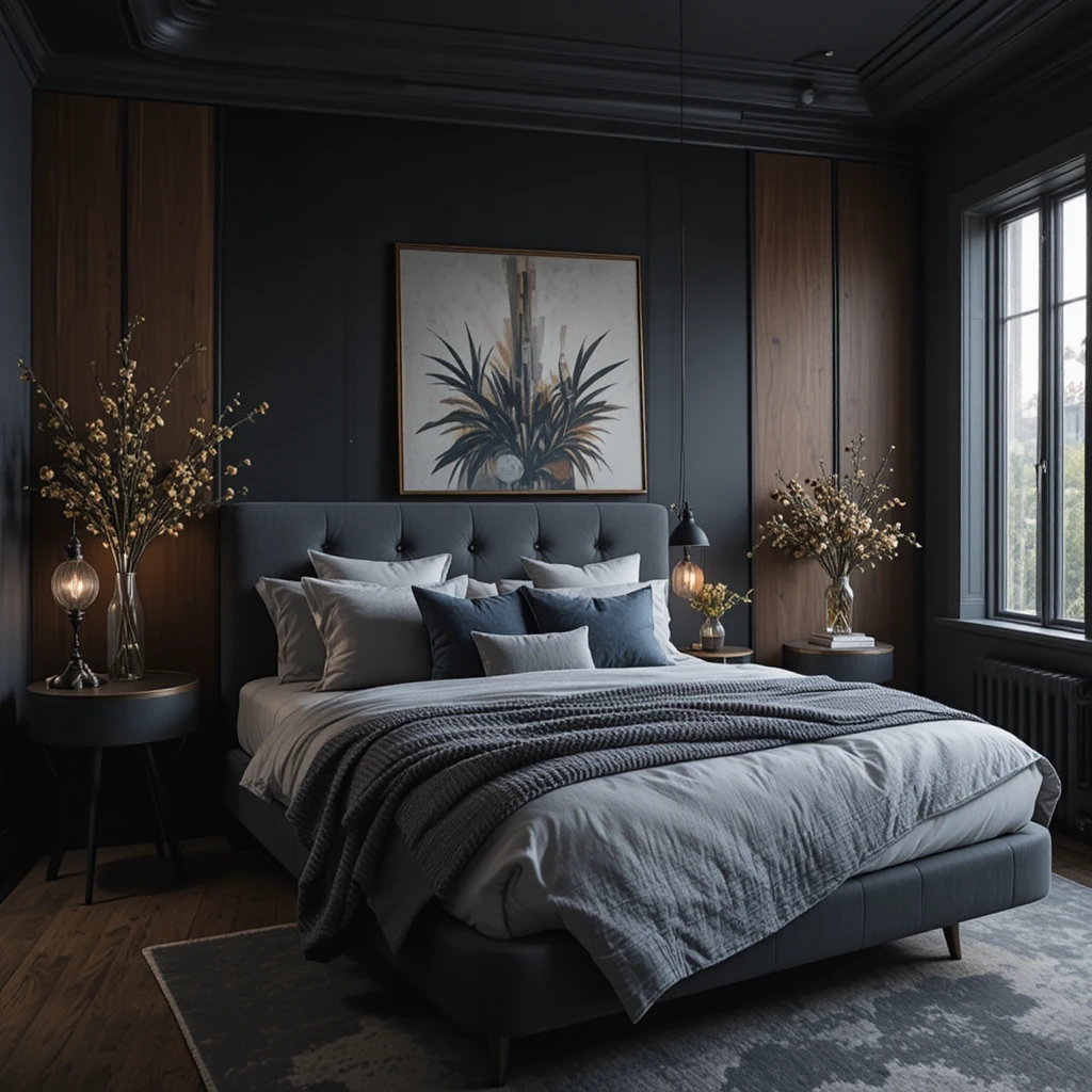 25 Dark & Dreamy Bedroom Ideas That Feel Like a Cozy Escape