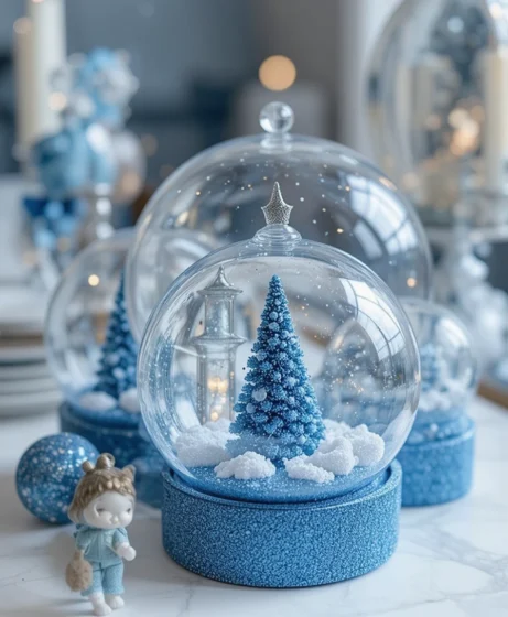 Blue Christmas Décor