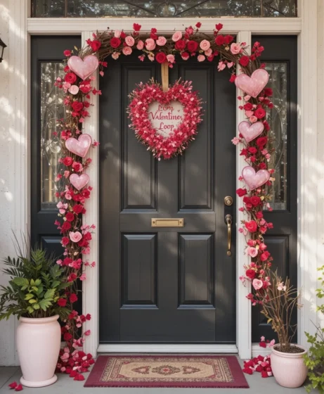 Valentine’s Door Decorations