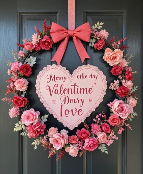 Valentine’s Door Decorations