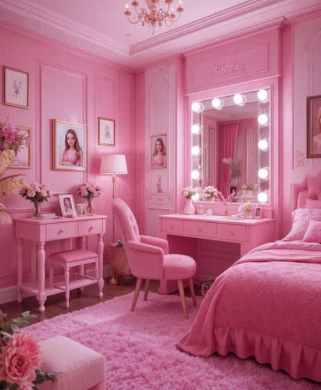 Barbie Bedroom Aesthetic