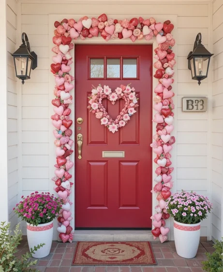 Valentine’s Door Decorations