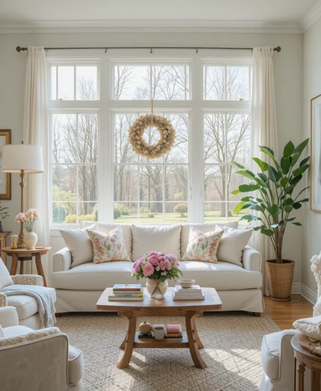 Spring Living Room Decor