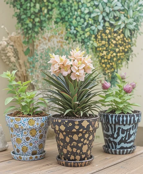 Painted Flower Pots